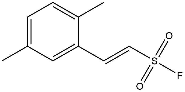 Ethenesulfonyl fluoride, 2-(2,5-dimethylphenyl)-, Structure