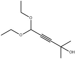 3-Pentyn-2-ol, 5,5-diethoxy-2-methyl- Structure