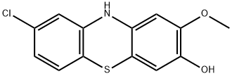 10H-Phenothiazin-3-ol, 8-chloro-2-methoxy-,25946-81-0,结构式