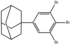 Tricyclo[3.3.1.13,7]decane, 1-(3,4,5-tribromophenyl)- 化学構造式