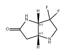 顺式-6,6-二氟六氢吡咯并[3,2-B]吡咯-2(1H)-酮,2597340-53-7,结构式