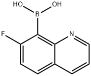 Boronic acid, B-(7-fluoro-8-quinolinyl)- Structure