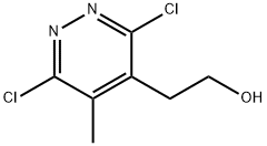 4-Pyridazineethanol, 3,6-dichloro-5-methyl- Structure