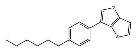 Thieno[3,2-b]thiophene, 3-(4-hexylphenyl)-|PM528