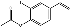 乙酸(2-碘-4-乙烯基苯基)酯, 2600372-45-8, 结构式