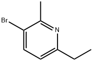 Pyridine, 3-bromo-6-ethyl-2-methyl- Struktur