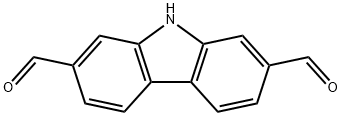 9H-CARBAZOLE-2,7-DICARBOXALDEHYDE 结构式