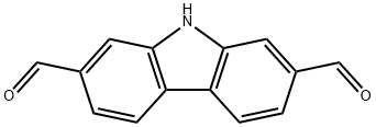 9H-CARBAZOLE-2,7-DICARBOXALDEHYDE, 2601398-86-9, 结构式