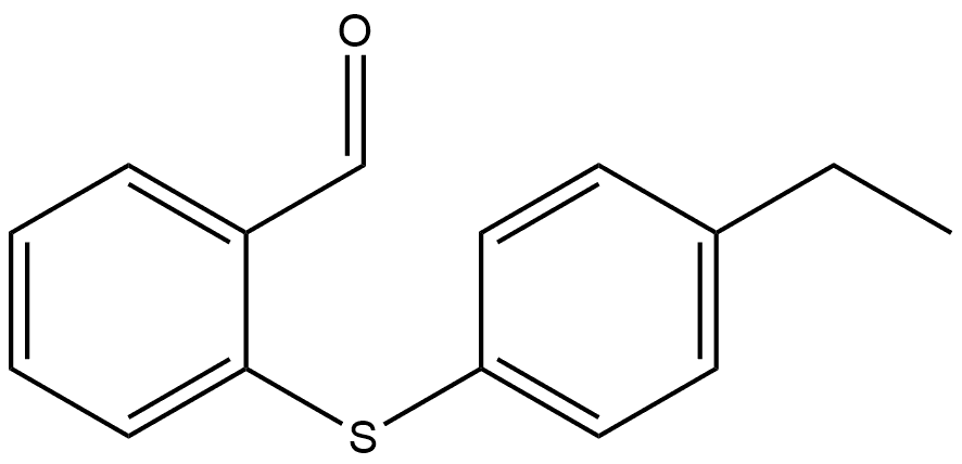 2-[(4-Ethylphenyl)thio]benzaldehyde Structure