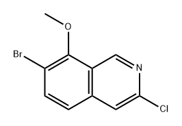 Isoquinoline, 7-bromo-3-chloro-8-methoxy- 结构式