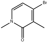 2(1H)-Pyridinone, 4-bromo-1,3-dimethyl- Structure
