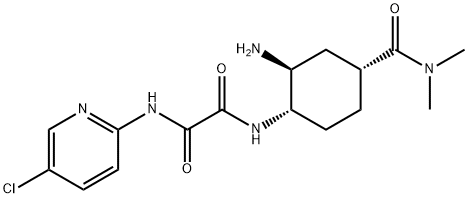 2605225-79-2 Ethanediamide, N1-[(1S,2S,4R)-2-amino-4-[(dimethylamino)carbonyl]cyclohexyl]-N2-(5-chloro-2-pyridinyl)-