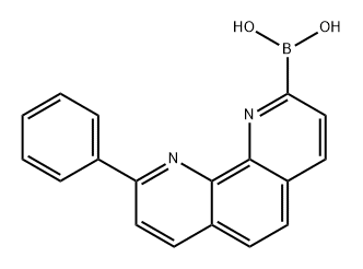 Boronic acid, B-(9-phenyl-1,10-phenanthrolin-2-yl)- Struktur