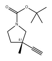 tert-butyl (3S)-3-ethynyl-3-methyl-pyrrolidine-1-carboxylate|