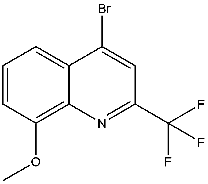 4-bromo-8-methoxy-2-(trifluoromethyl)quinoline,260973-03-3,结构式