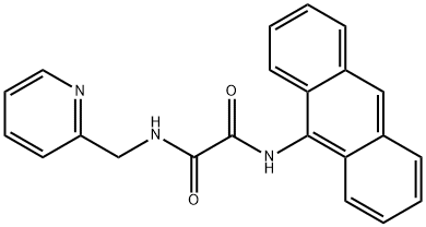 Ethanediamide, N1-9-anthracenyl-N2-(2-pyridinylmethyl)-, 2611225-94-4, 结构式