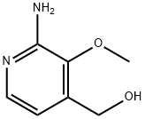 4-Pyridinemethanol, 2-amino-3-methoxy- Struktur