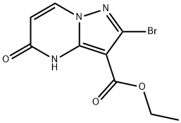 2-溴-5-氧代-4,5-二氢吡唑并[1,5-A]嘧啶-3-羧酸乙酯,2612482-11-6,结构式