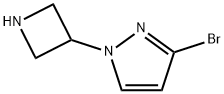 1-(azetidin-3-yl)-3-bromo-1H-pyrazole,2613382-93-5,结构式