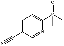 3-Pyridinecarbonitrile, 6-(dimethylphosphinyl)- Struktur