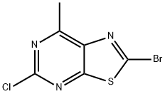 2-溴-5-氯-7-甲基噻唑并[5,4-D]嘧啶, 2613385-28-5, 结构式