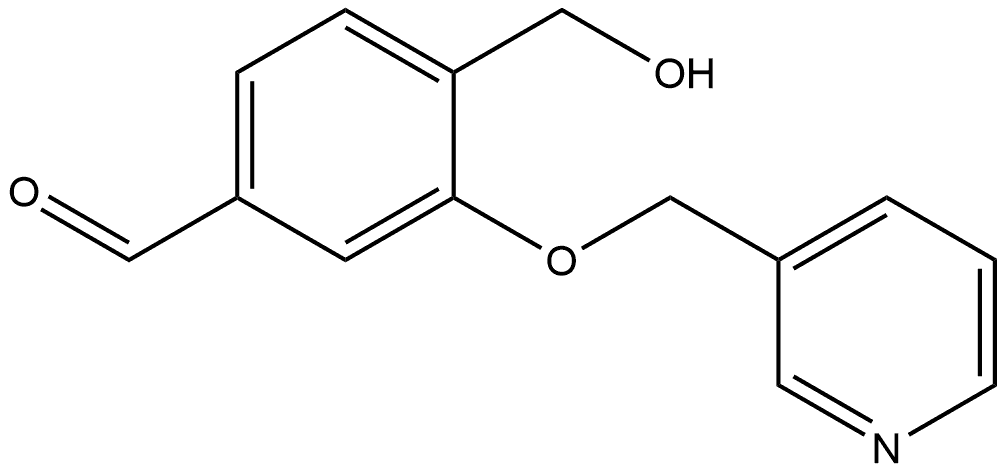 2614184-43-7 4-(羟甲基)-3-(3-吡啶甲氧基)苯甲醛-