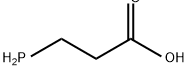 Propanoic acid, 3-phosphino- 化学構造式