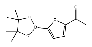 Ethanone, 1-[5-(4,4,5,5-tetramethyl-1,3,2-dioxaborolan-2-yl)-2-furanyl]- Struktur