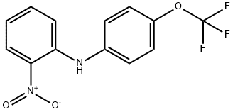 Benzenamine, 2-nitro-N-[4-(trifluoromethoxy)phenyl]- 结构式