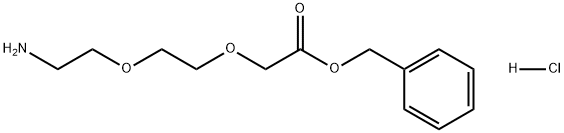 2-(2-(2-氨基乙氧基)乙氧基)乙酸苄酯盐酸盐, 2618723-86-5, 结构式