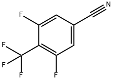 Benzonitrile, 3,5-difluoro-4-(trifluoromethyl)- Struktur