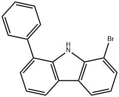 9H-Carbazole, 1-bromo-8-phenyl- Structure