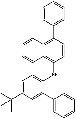 N-[5-(tert-butyl)[1,1'-biphenyl]-2-yl]-4-phenyl-1-Naphthalenamine 结构式