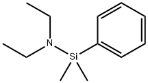 Silanamine, N,N-diethyl-1,1-dimethyl-1-phenyl- Struktur