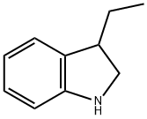 1H-Indole, 3-ethyl-2,3-dihydro- Struktur