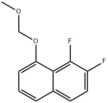 Naphthalene, 1,2-difluoro-8-(methoxymethoxy)- Struktur