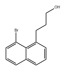 8-溴-1-萘丙醇, 2621935-59-7, 结构式