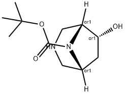 REL-(1R,5R,6R)-6-羟基-3,8-二氮杂双环[3.2.1]辛烷-8-羧酸叔丁酯,2621937-98-0,结构式