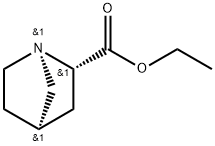 1-Azabicyclo[2.2.1]heptane-2-carboxylic acid, ethyl ester, (1R,2S,4R)- Structure