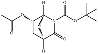 1,1-Dimethylethyl (1S,4R,6S)-6-(acetyloxy)-3-oxo-2-azabicyclo[2.2.1]heptane-2-carboxylate