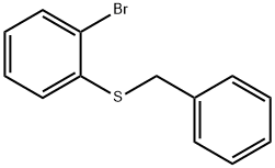 1-溴-2-[(苯基甲基)硫代]苯 结构式