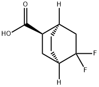 (1R,2R,4R)-5,5-Difluorobicyclo[2.2.2]octane-2-carboxylic acid Structure