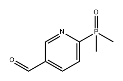 3-Pyridinecarboxaldehyde, 6-(dimethylphosphinyl)- Struktur