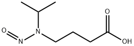 4-[nitroso(propan-2-yl)amino]butanoic acid Struktur