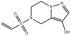 5-(ethenesulfonyl)-4H,5H,6H,7H-pyrazolo[1,5-a]pyrazin-3-ol 结构式