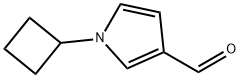 1-环丁基-1H-吡咯-3-甲醛 结构式
