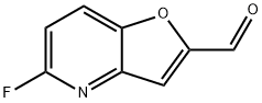 5-Fluorofuro[3,2-b]pyridine-2-carboxaldehyde Struktur