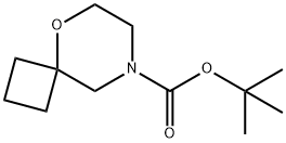 tert-butyl 5-oxa-8-azaspiro[3.5]nonane-8-carboxylate Structure