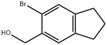 1H-Indene-5-methanol, 6-bromo-2,3-dihydro- Structure