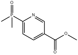 methyl 6-(dimethylphosphoryl)pyridine-3-carboxylate Struktur